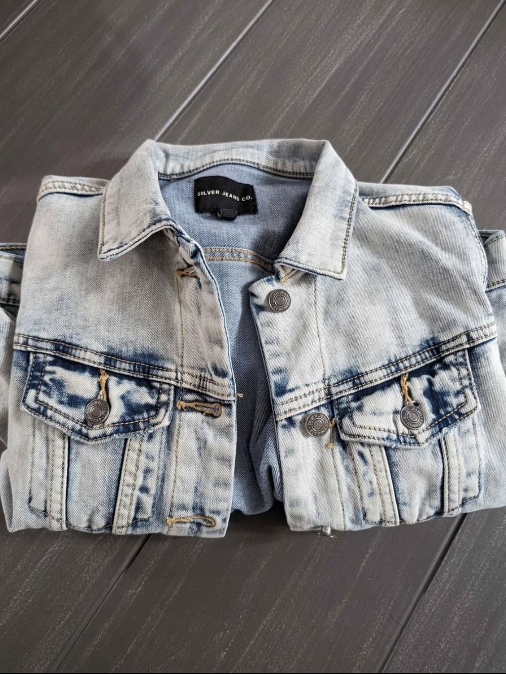 Silver Jeans Light Wash Women's Denim Jacket